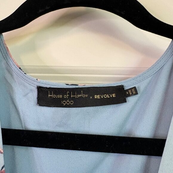 House of Harlow x Revolve Mila Floral Long Sleeve Feminine Romper Size Medium - Picture 7 of 15